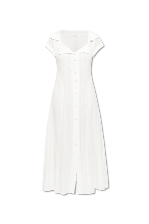 ワンピース MAX MARA Agoraio cotton chemisier dress Bianco White Cotton dress 'Agoraio' Max Mara - Vitkac Canada